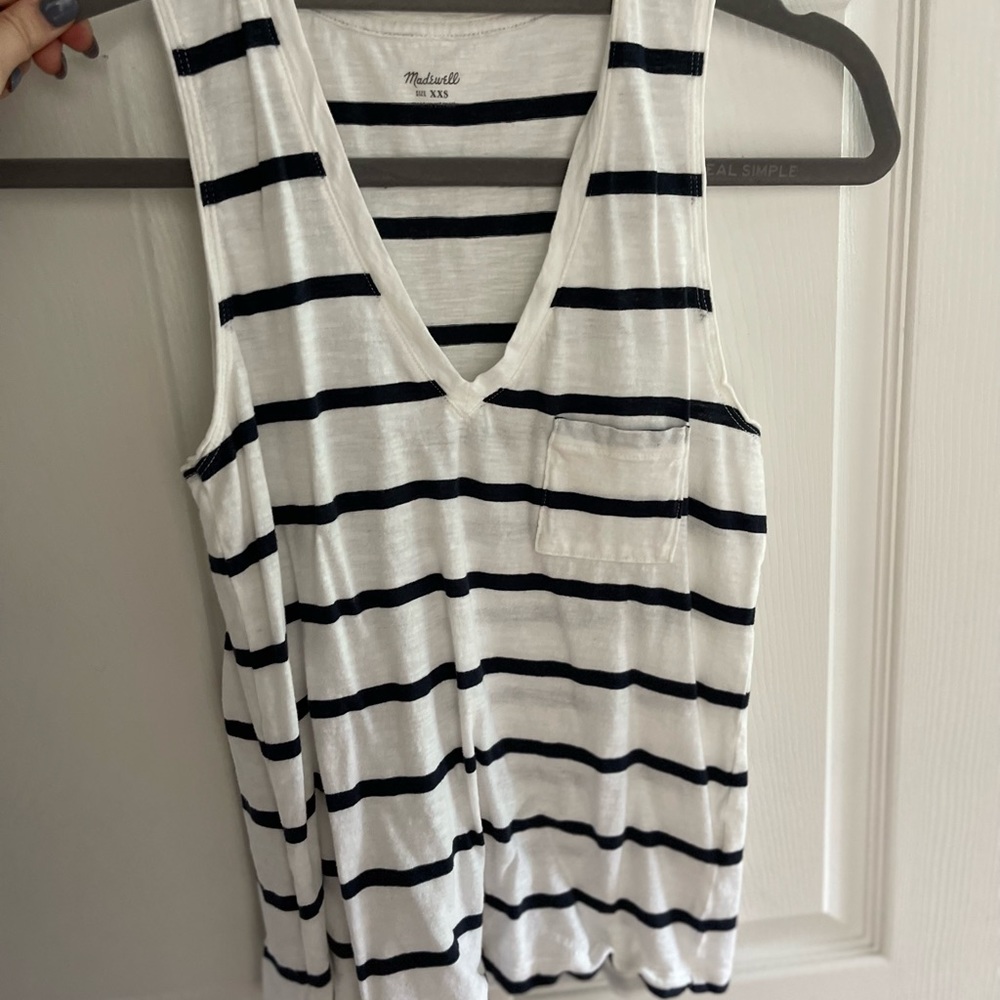 Madewell xxs tank with pocket